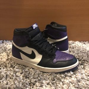 Jordan 1 Court Purple